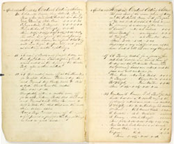 Edmund Keyser&rsquo;s Central Eating Saloon. Journal. [Philadelphia], 1846-1876. (Courtesy, Historical Society of Pennsylvania)